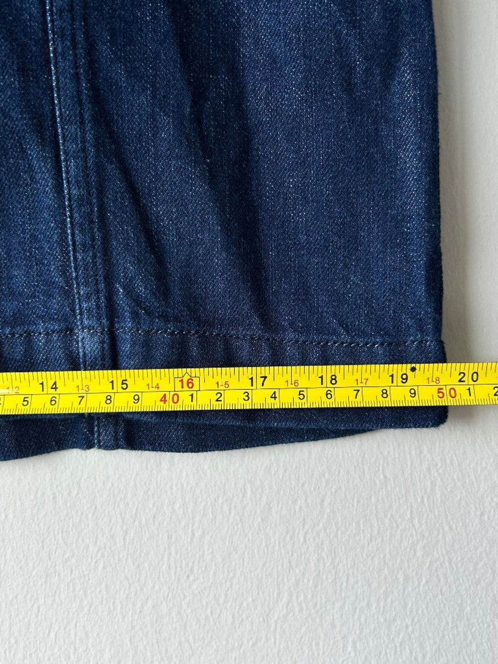 Madewell Denim Mini Skirt NWT Size 27 Dark Wash Lyocell Blend Fair Trade - Picture 10 of 10